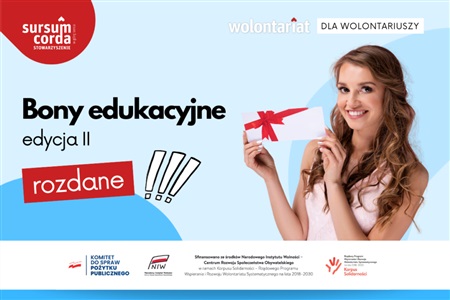 BONY EDUKACYJNE, edycja II – rozdane! Sprawdź, czy jesteś w gronie Zwycięzców – 2023 w woj. małopolskim! 